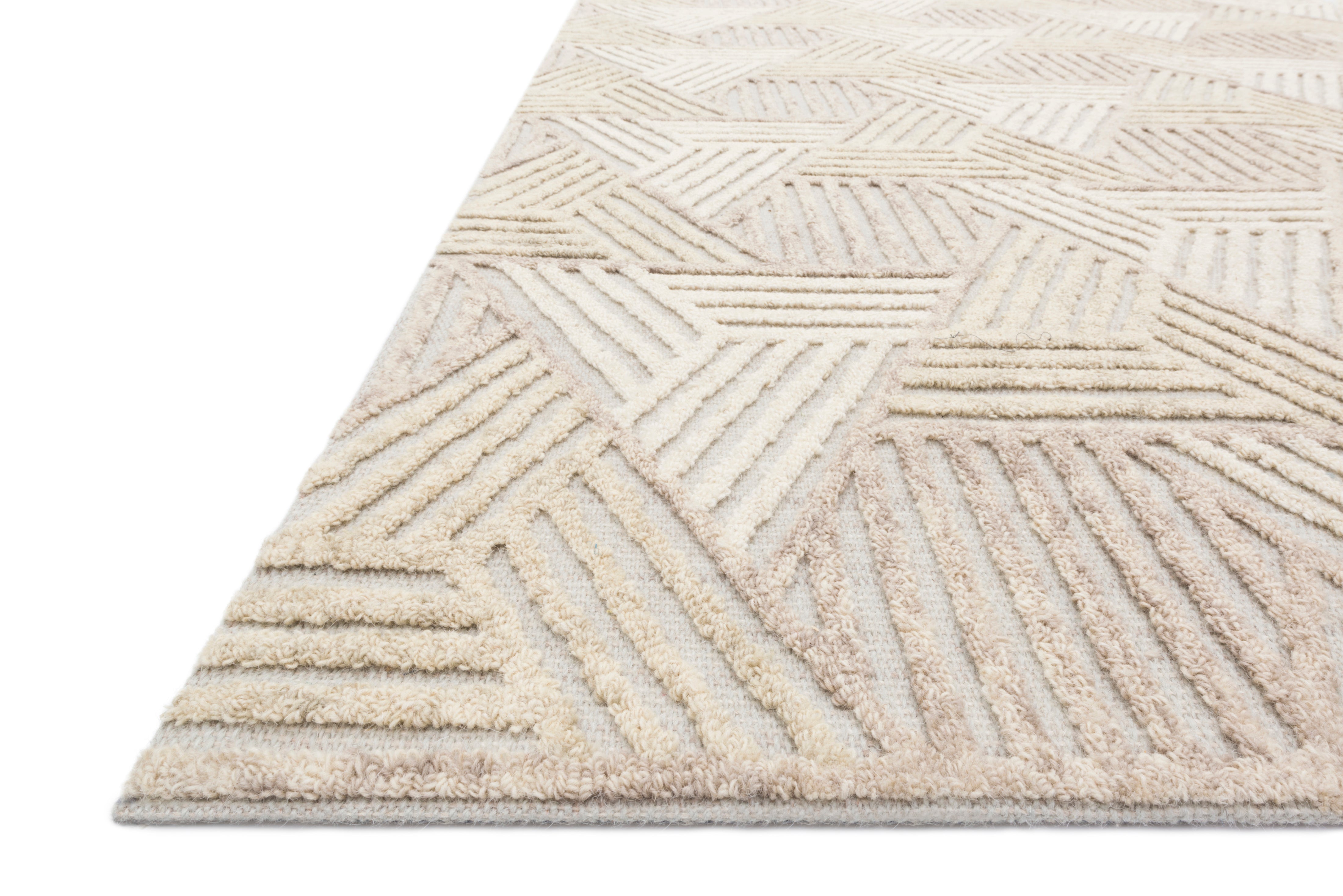 Loloi Ehren Oatmeal / Ivory Rug - Rug & Weave