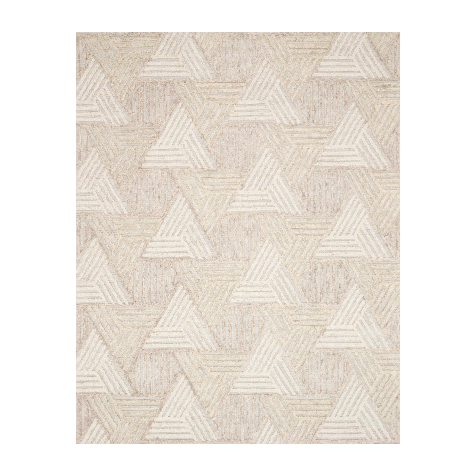 Loloi Ehren Oatmeal / Ivory Rug RUGS - wool Loloi 18" x 18" sample