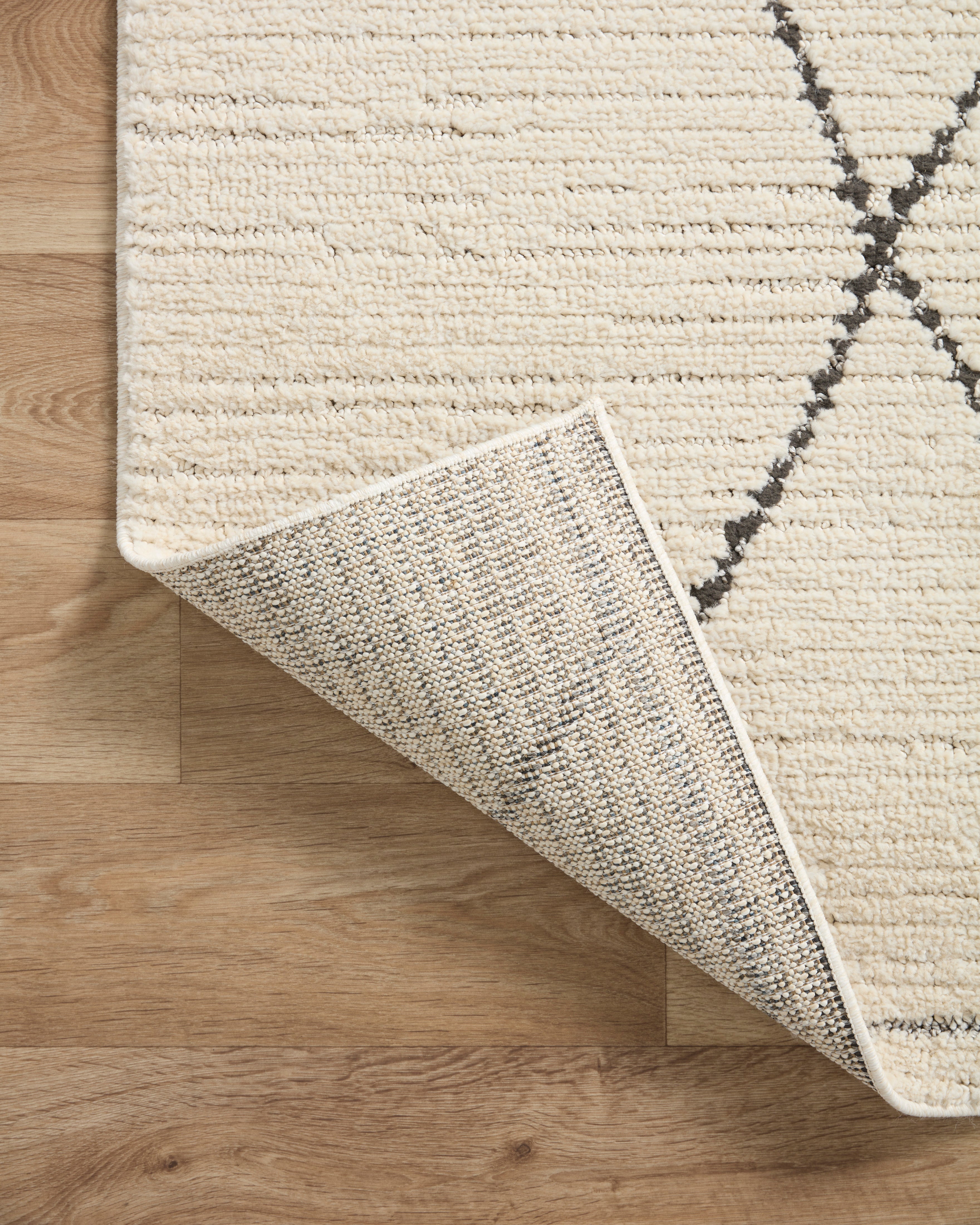Loloi Fabian Ivory / Charcoal - Rug & Weave