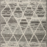 Loloi Fabian Charcoal / Ivory Diamond Rug