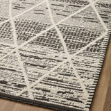 Loloi Fabian Charcoal / Ivory Diamond Rug