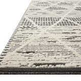 Loloi Fabian Charcoal / Ivory Diamond Rug