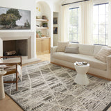 Loloi Fabian Charcoal / Ivory Diamond Rug