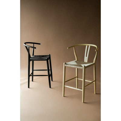 Set of two Layla Counter/Bar Stool - Natural - Rug & Weave
