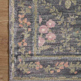 Rifle Paper Co. X Loloi/ Fiore Hawthorne Charcoal Rug - Rug & Weave