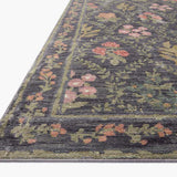Rifle Paper Co. X Loloi/ Fiore Hawthorne Charcoal Rug - Rug & Weave