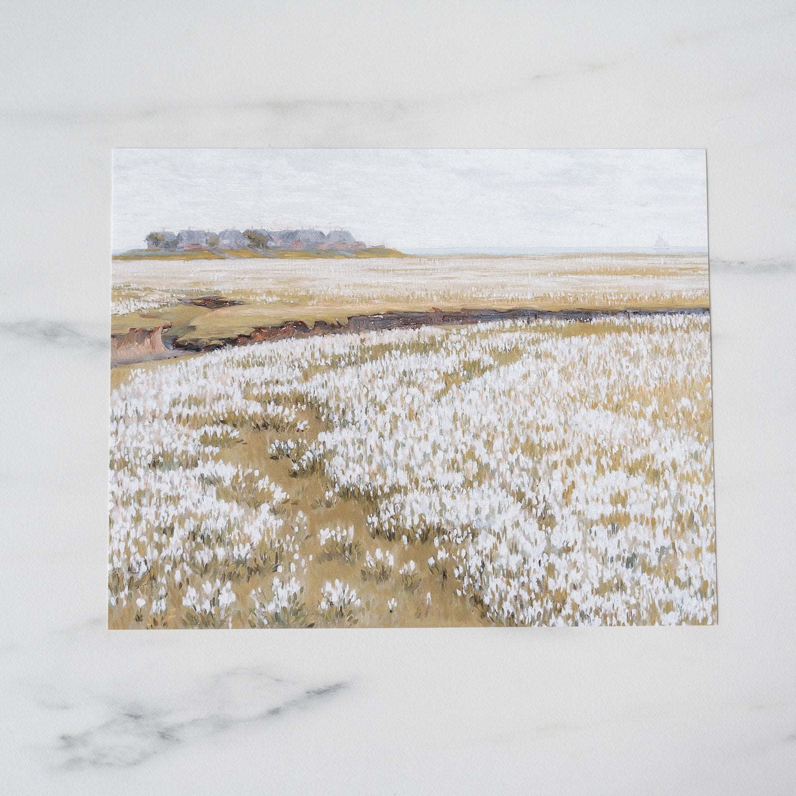 Flower Field Vintage Art Print - Rug & Weave