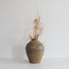 Found Vintage Olive Green Urn - Rug & Weave