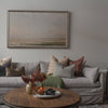 Rust Bhujodi Fringe Pillow Cover - Rug & Weave