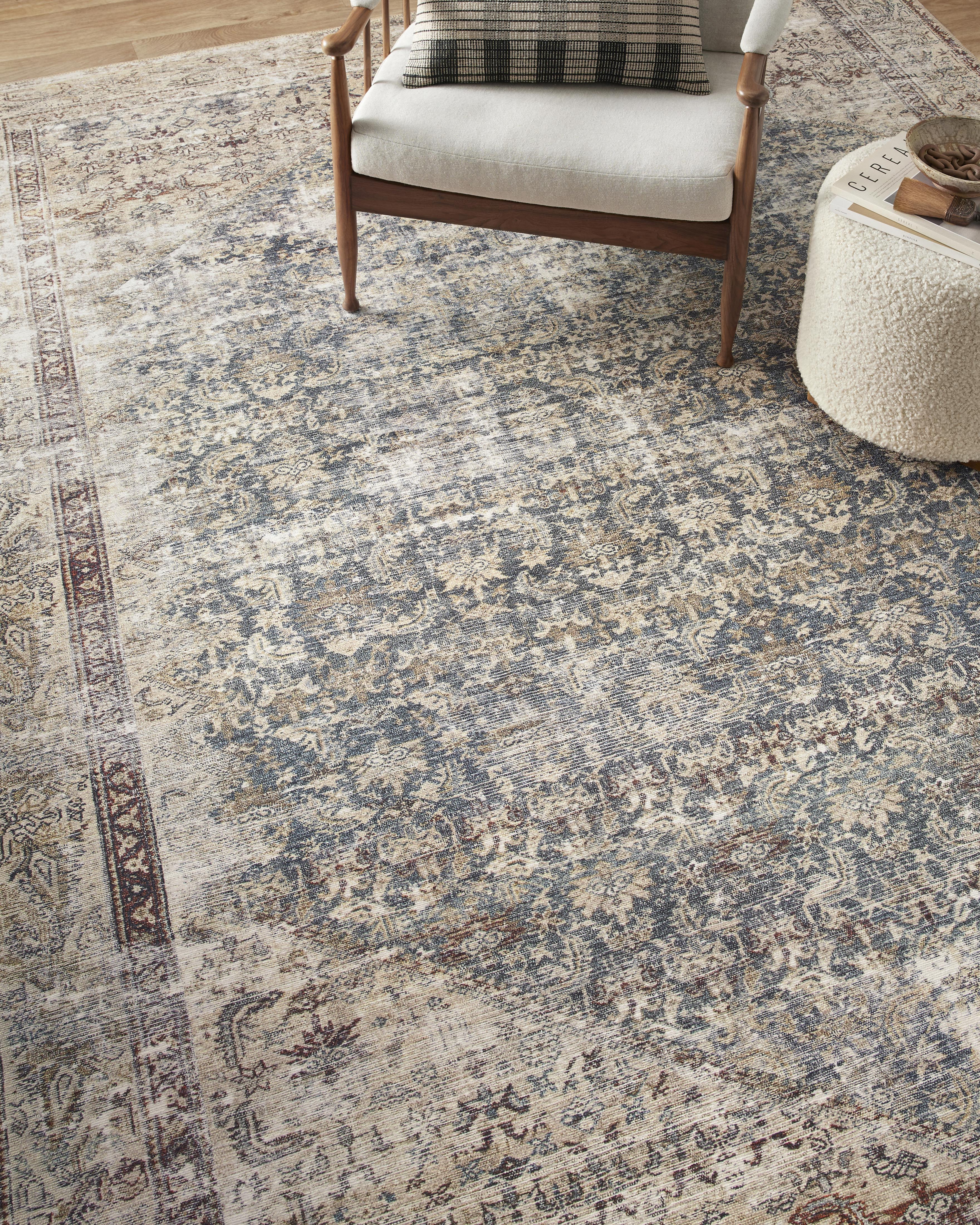 Amber Lewis x Loloi Georgie Teal / Antique Rug - Rug & Weave