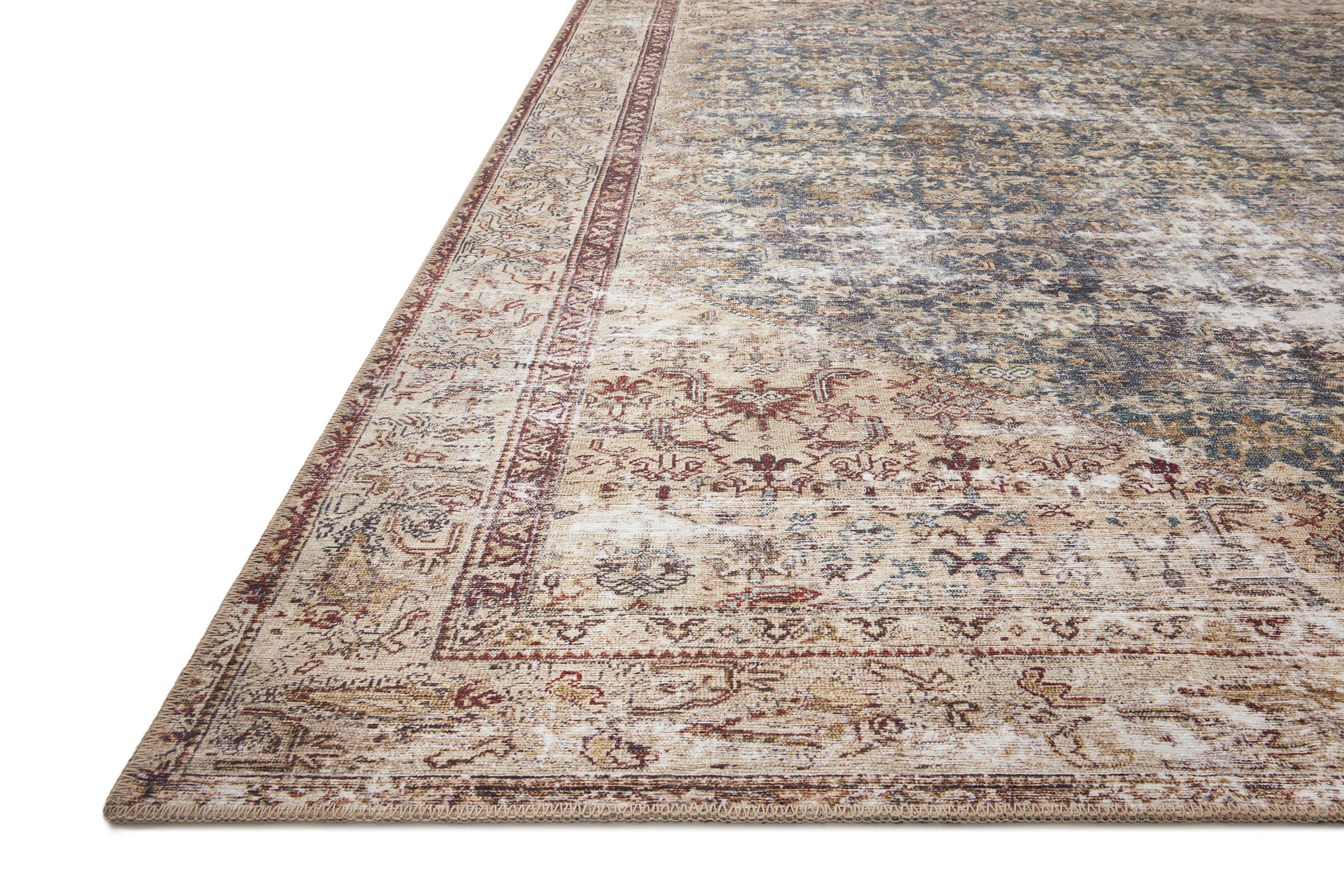 Amber Lewis x Loloi Georgie Teal / Antique Rug - Rug & Weave