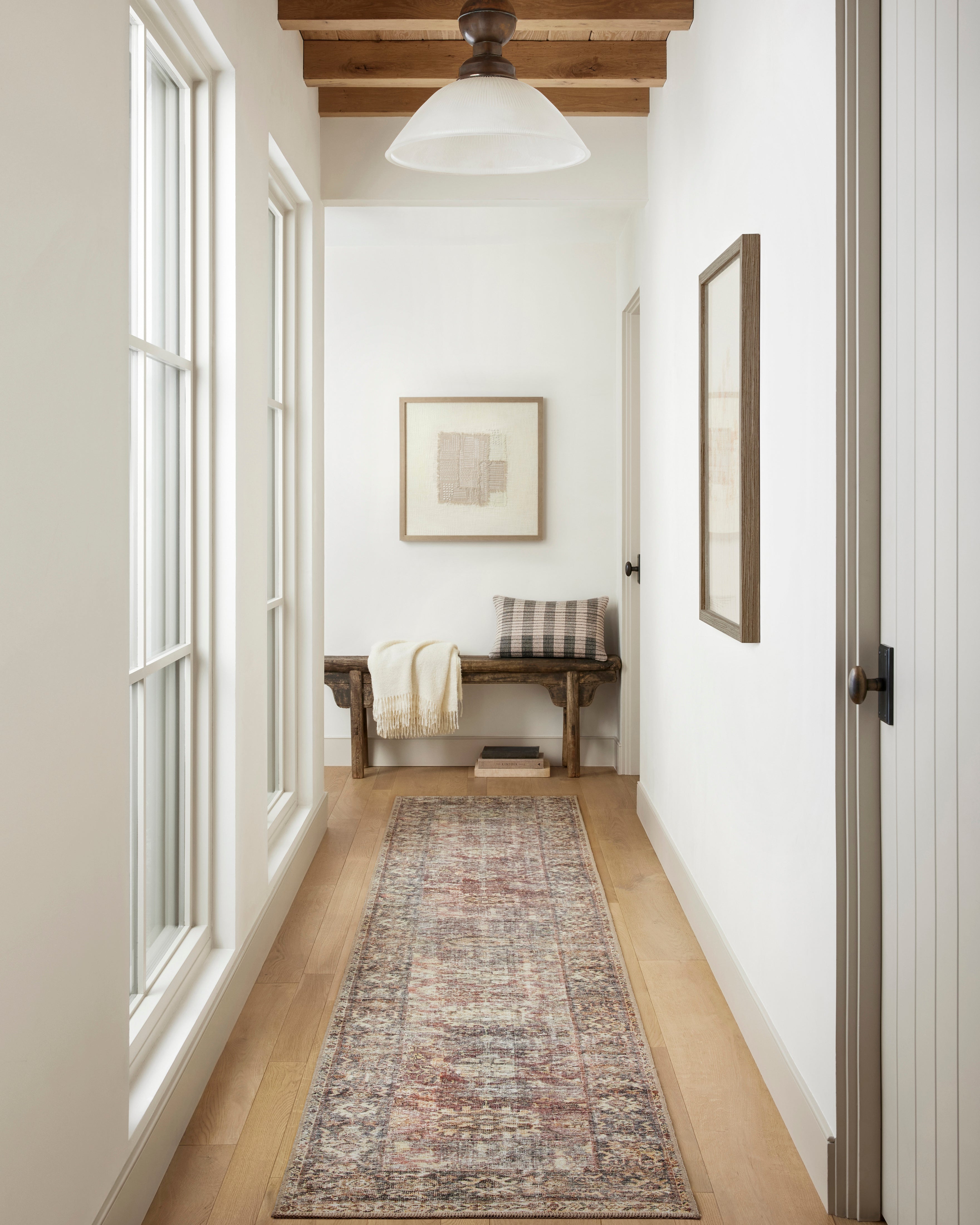 Amber Lewis x Loloi Georgie Bordeaux / Antique Rug - Rug & Weave