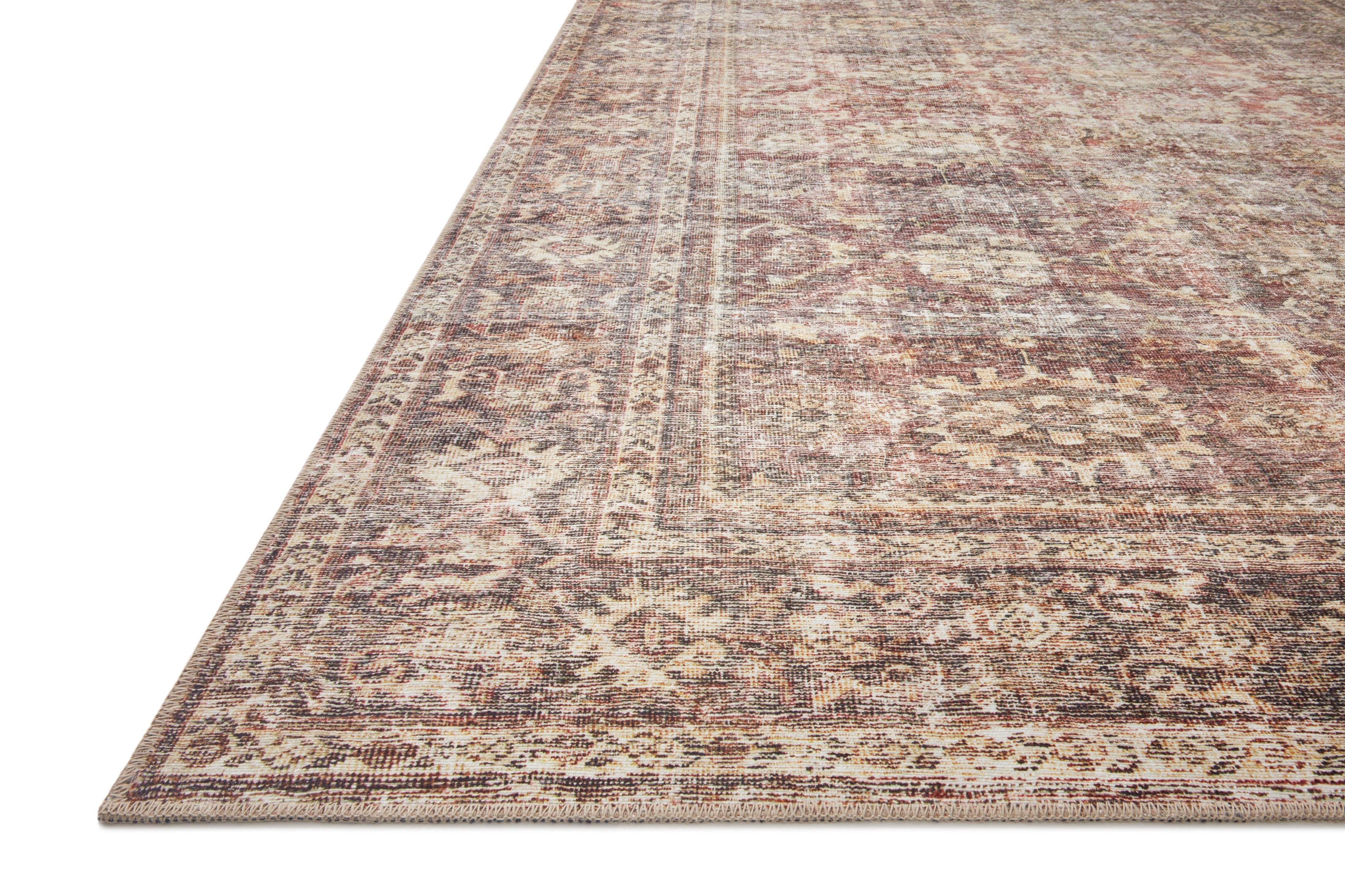 Amber Lewis x Loloi Georgie Bordeaux / Antique Rug - Rug & Weave