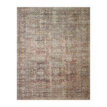 Amber Lewis x Loloi Georgie Bordeaux / Antique Rug - Rug & Weave