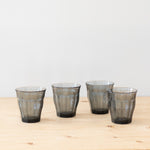 Short Grey Picardie Glass Tumbler Set - Rug & Weave