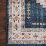 Loloi Heidi Denim / Blush Rug - Rug & Weave