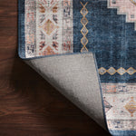 Loloi Heidi Denim / Blush Rug - Rug & Weave