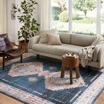 Loloi Heidi Denim / Blush Rug - Rug & Weave