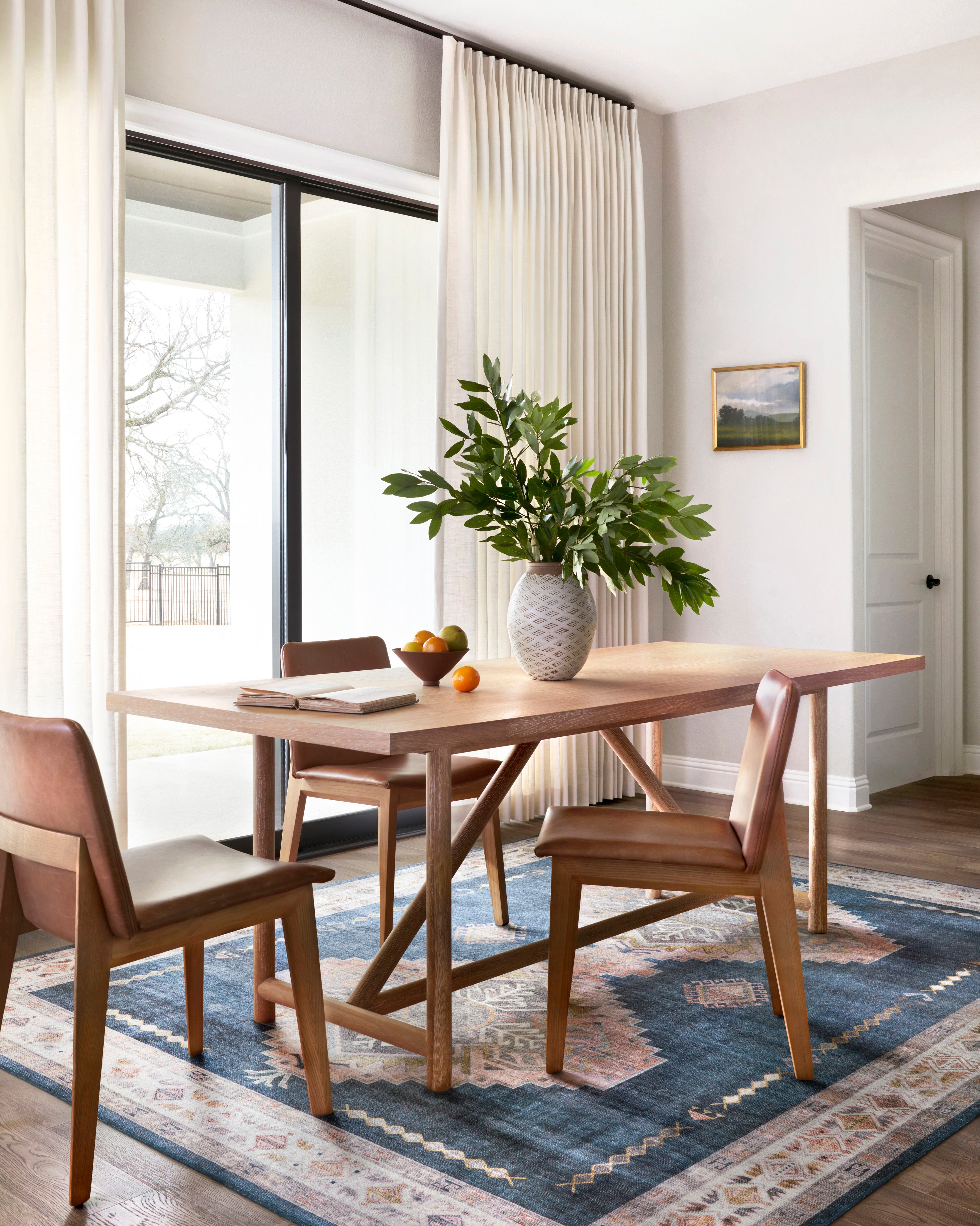 Loloi Heidi Denim / Blush Rug - Rug & Weave