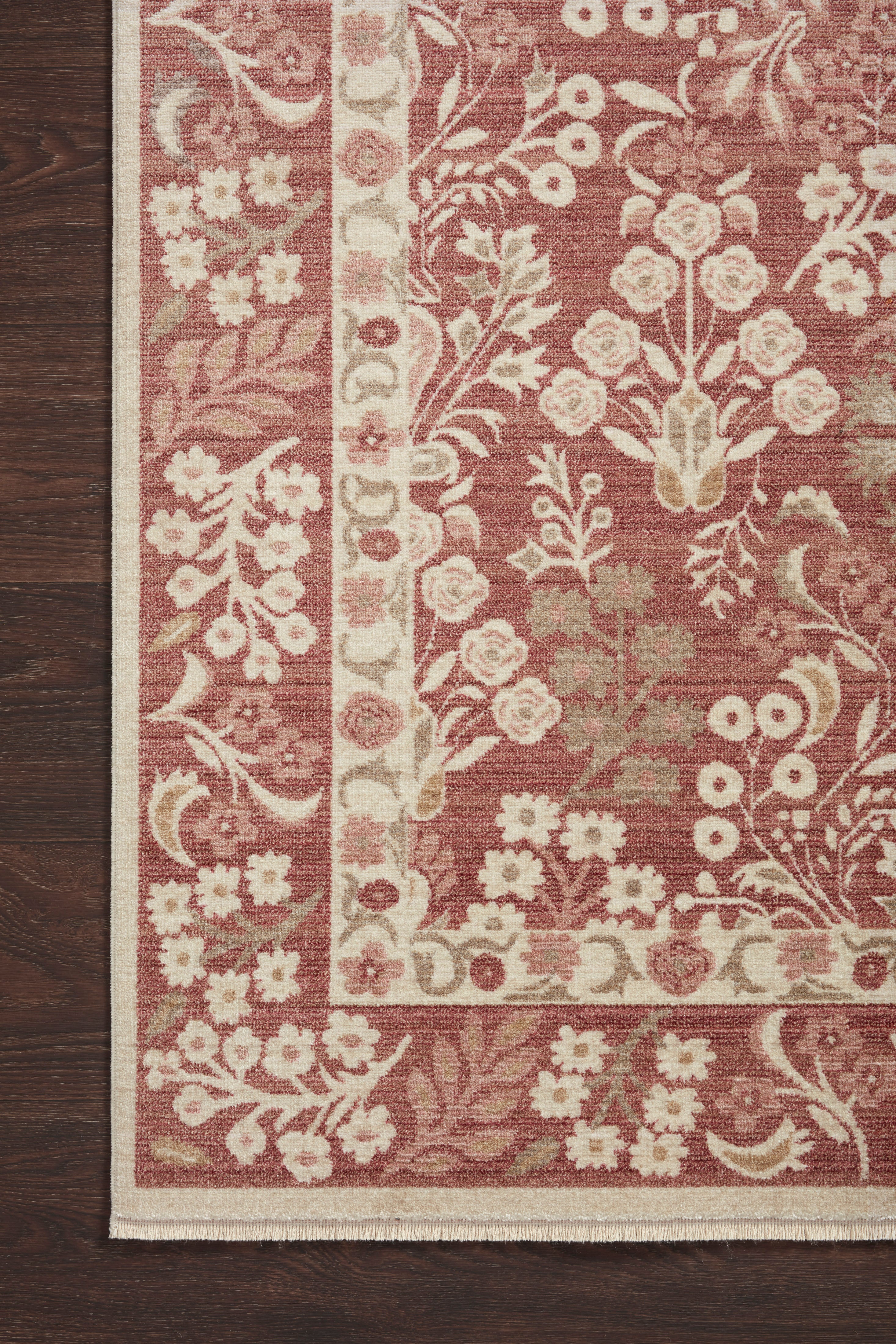 Rifle Paper Co. X Loloi/ Holland Lotte Crimson Rug - Rug & Weave