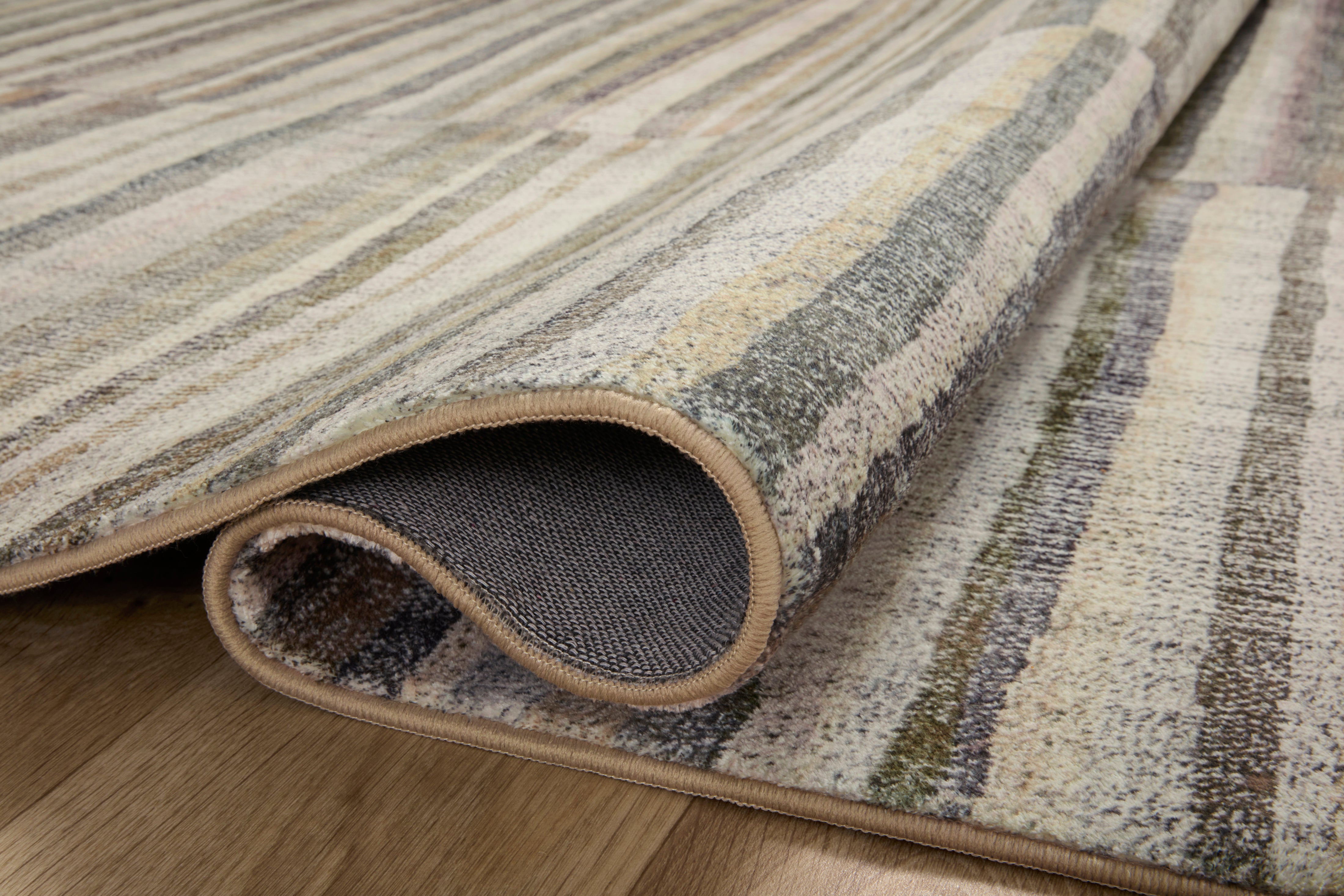 Chris Loves Julia x Loloi Humphrey Natural / Moss Rug - Rug & Weave