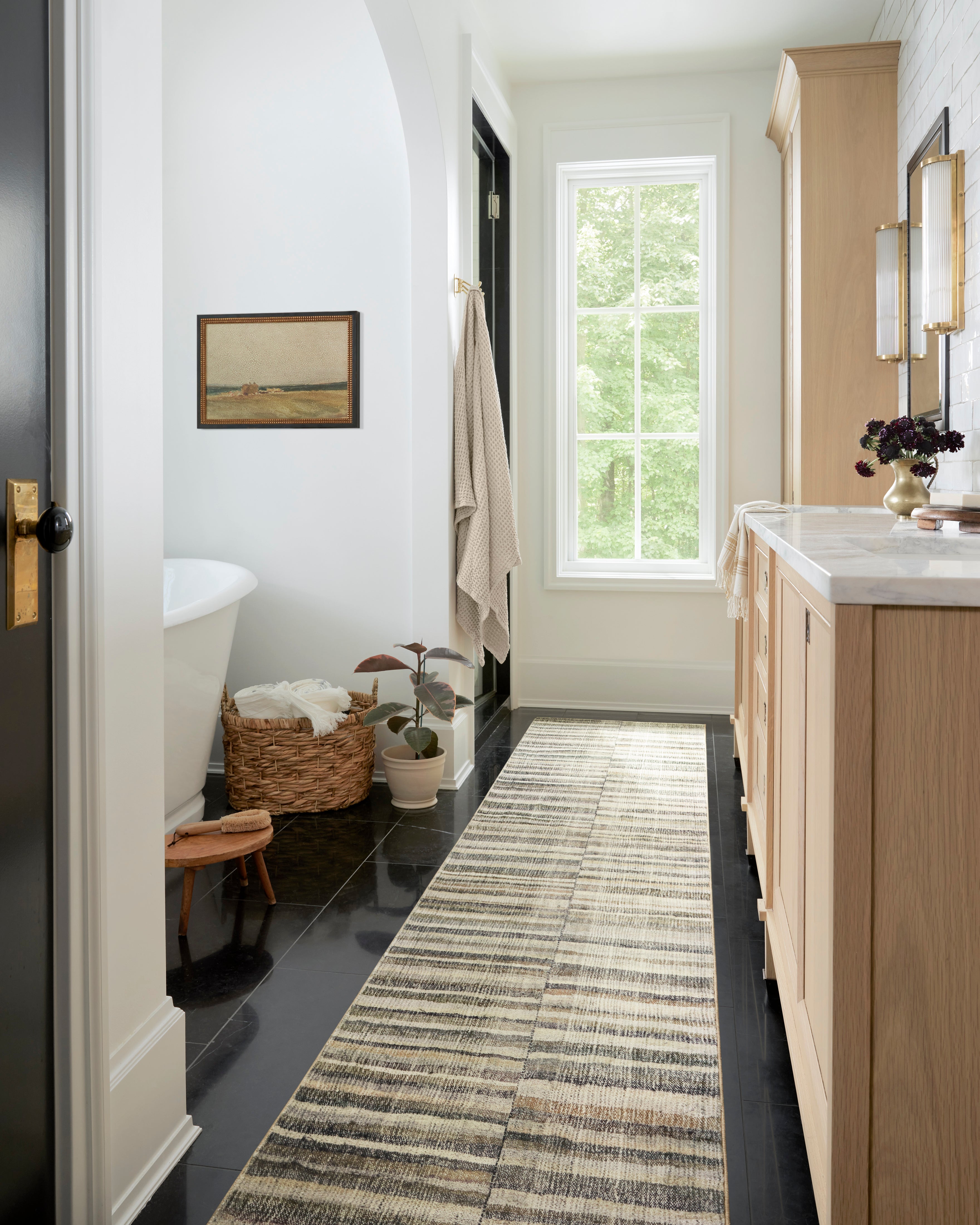 Chris Loves Julia x Loloi Humphrey Natural / Moss Rug - Rug & Weave