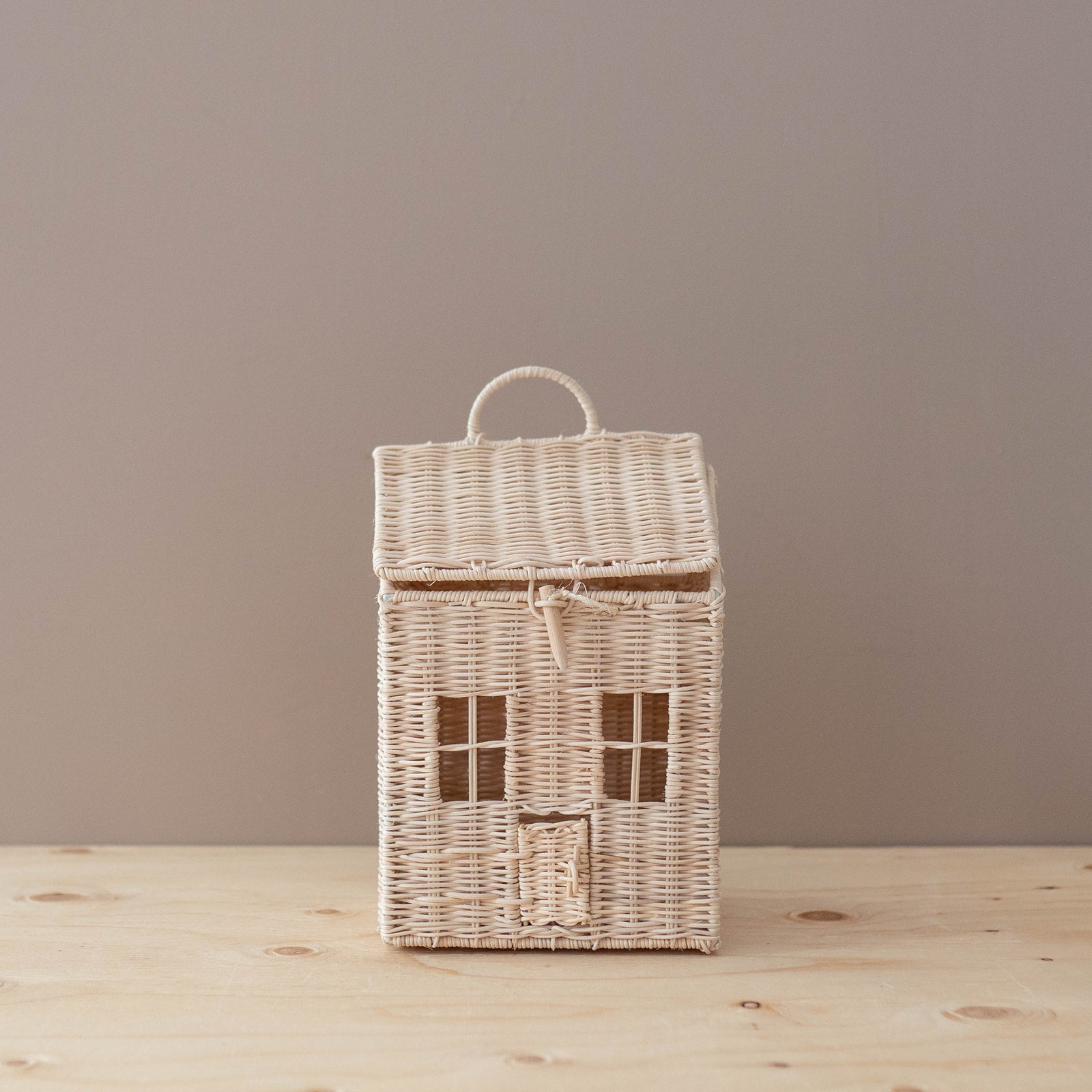 Hand-Woven Petite House Basket - Rug & Weave