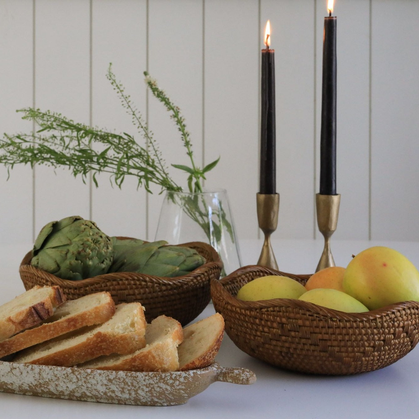 Hand-Woven Rattan Bowl - Rug & Weave