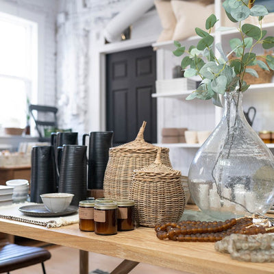 Hand-Woven Wicker Baskets - Rug & Weave