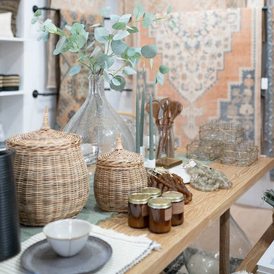 Hand-Woven Wicker Baskets - Rug & Weave