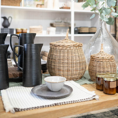 Hand-Woven Wicker Baskets - Rug & Weave