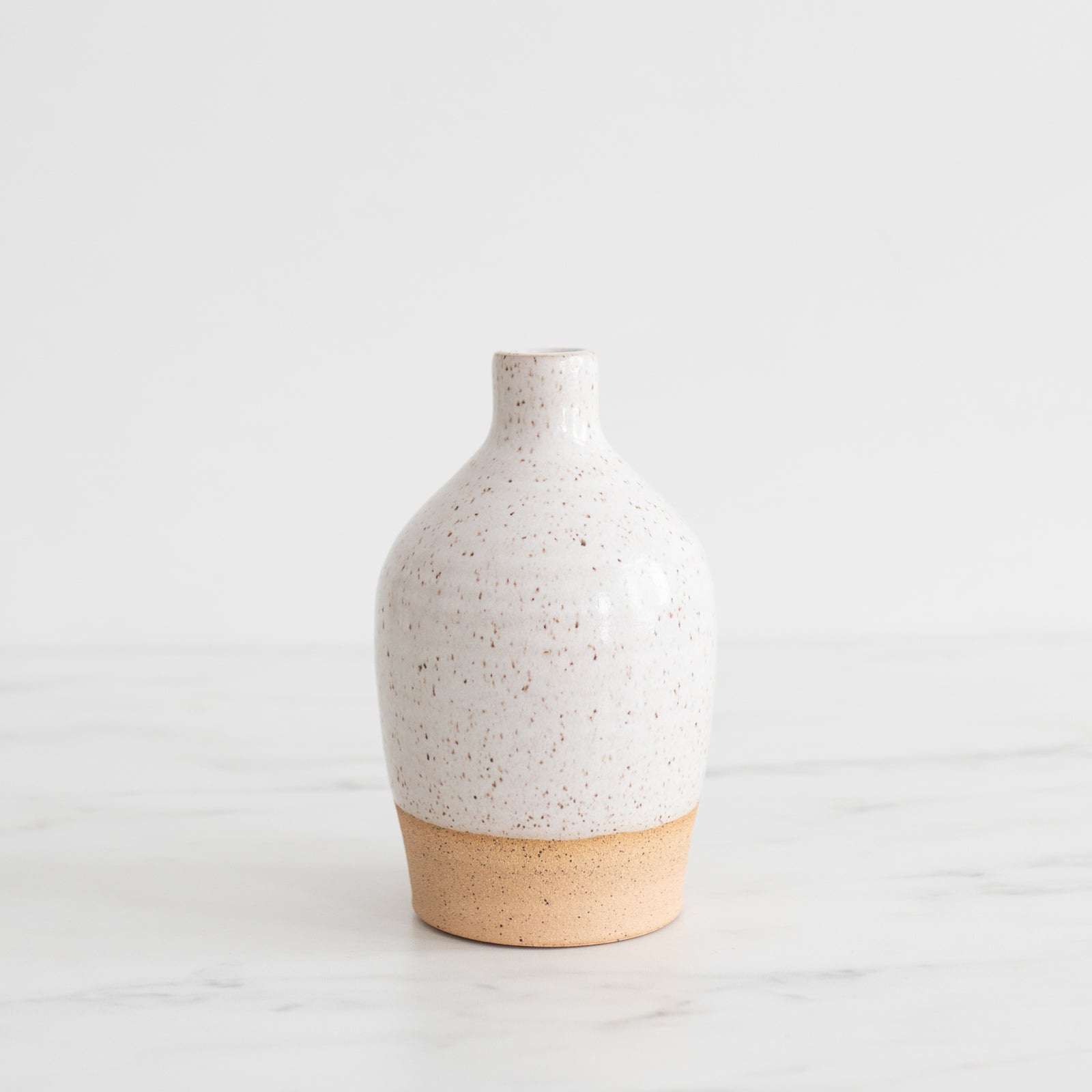 Handmade Ceramic Bud Vase by East Wheeling Clayworks