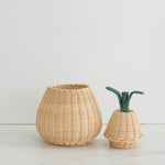 Handmade Rattan Pear Basket - Rug & Weave