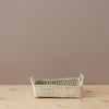 Handwoven Basket Tray with Handles - Rug & Weave