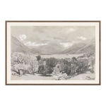 “Landscape Sketch III” Framed Art Print - Rug & Weave