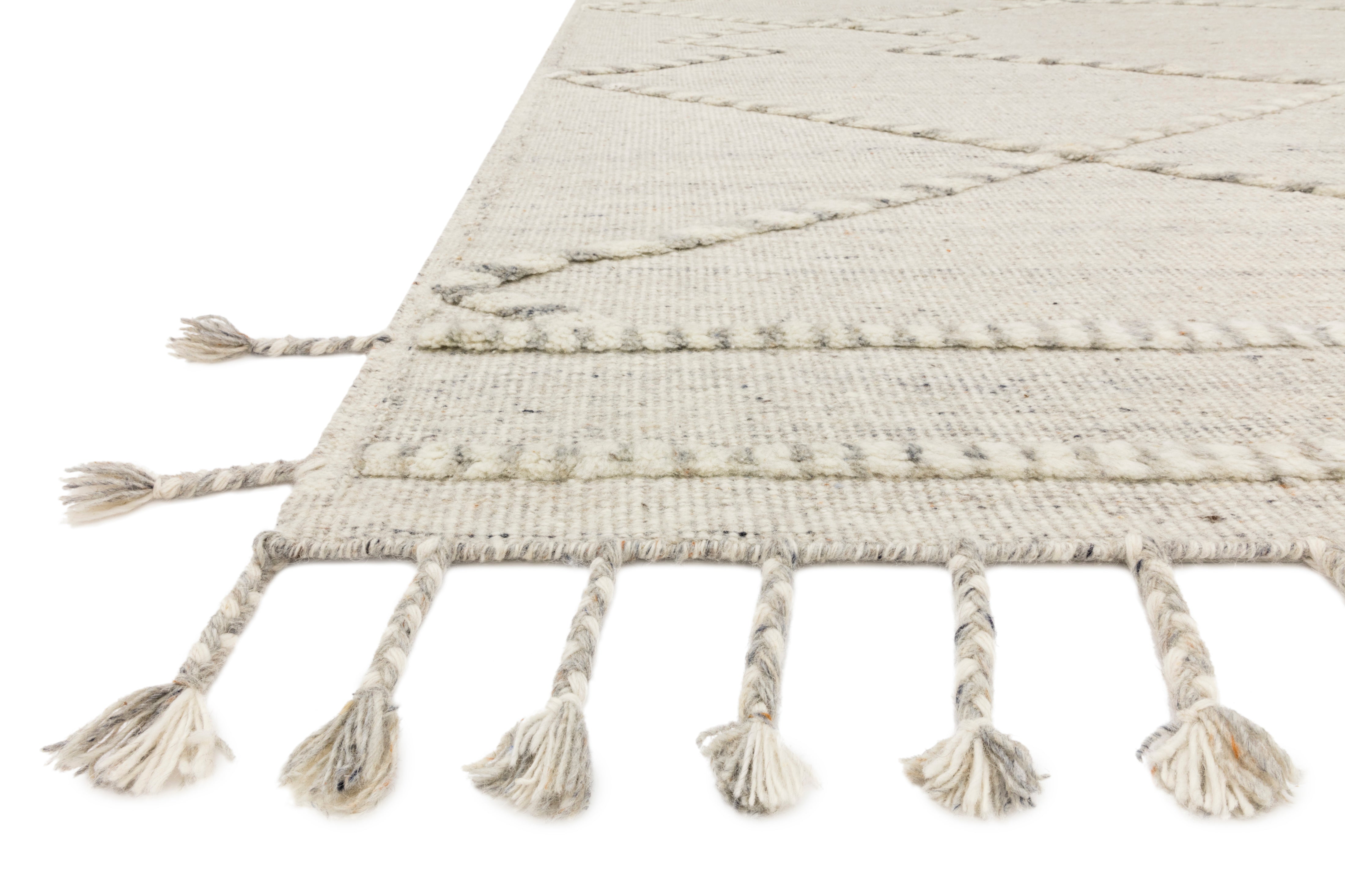 Loloi Iman Ivory / Lt. Grey Rug - Rug & Weave