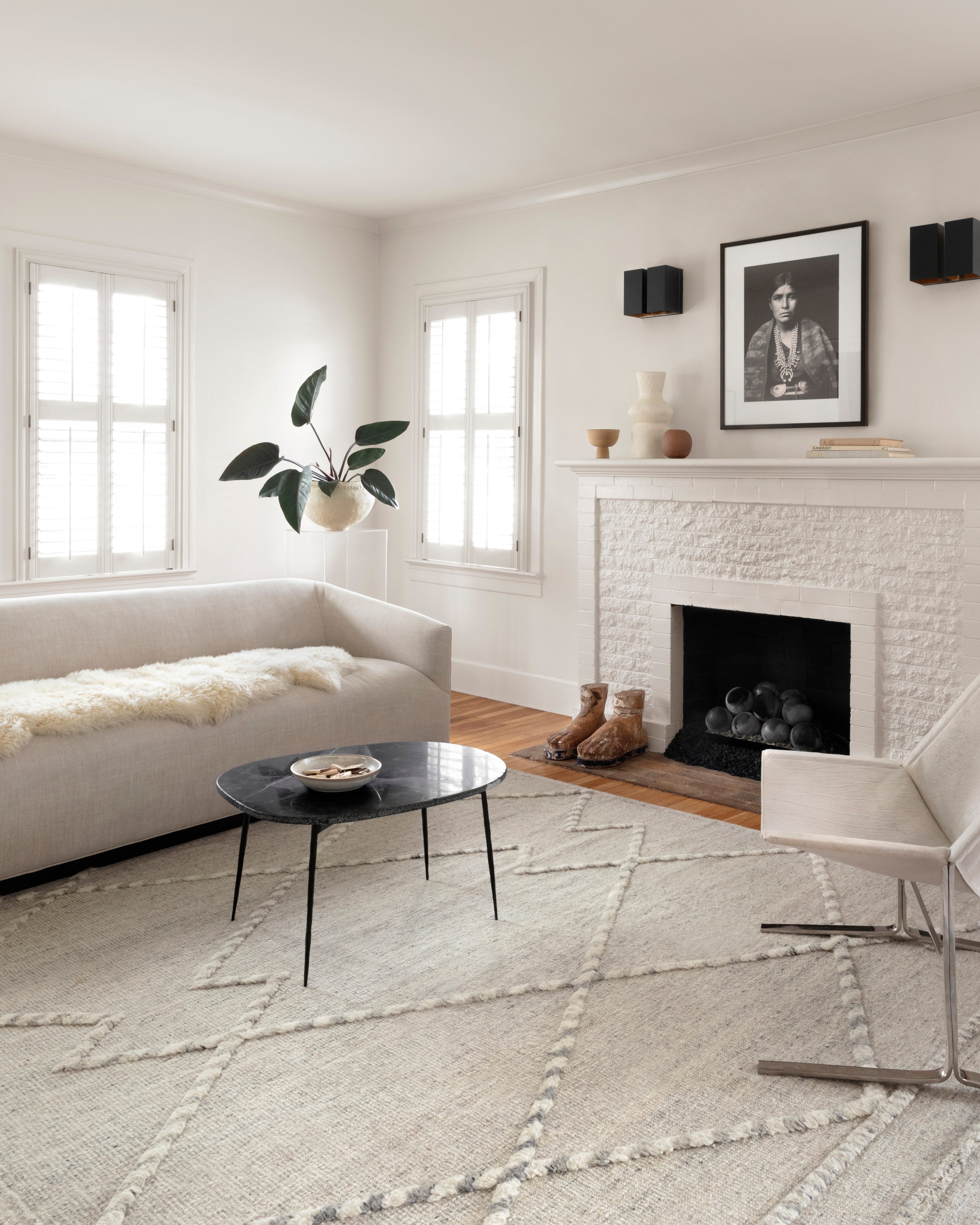 Loloi Iman Ivory / Lt. Grey Rug - Rug & Weave