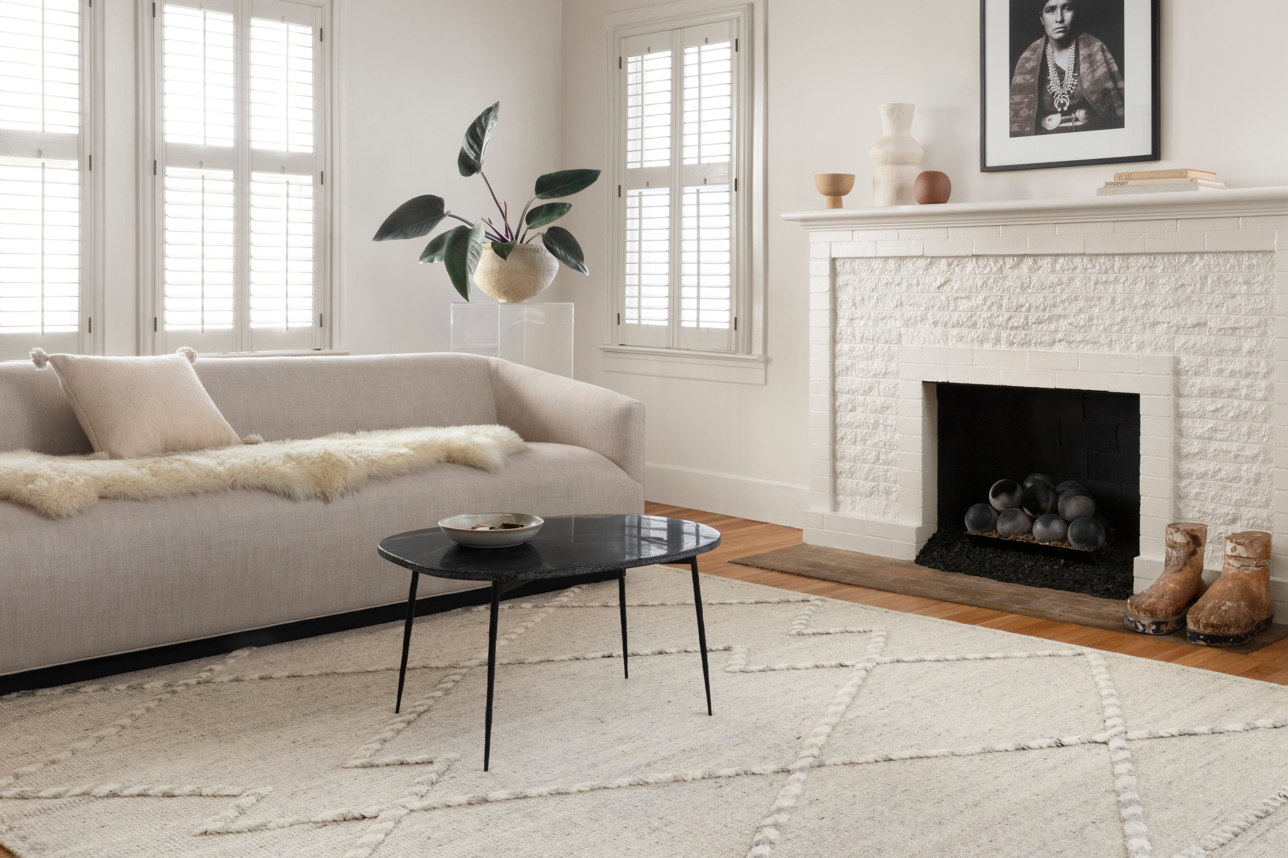 Loloi Iman Ivory / Lt. Grey Rug - Rug & Weave
