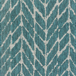 Loloi Isle Teal / Grey Rug 5-Rugs - indoor/outdoor Loloi