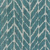 Loloi Isle Teal / Grey Rug 5-Rugs - indoor/outdoor Loloi
