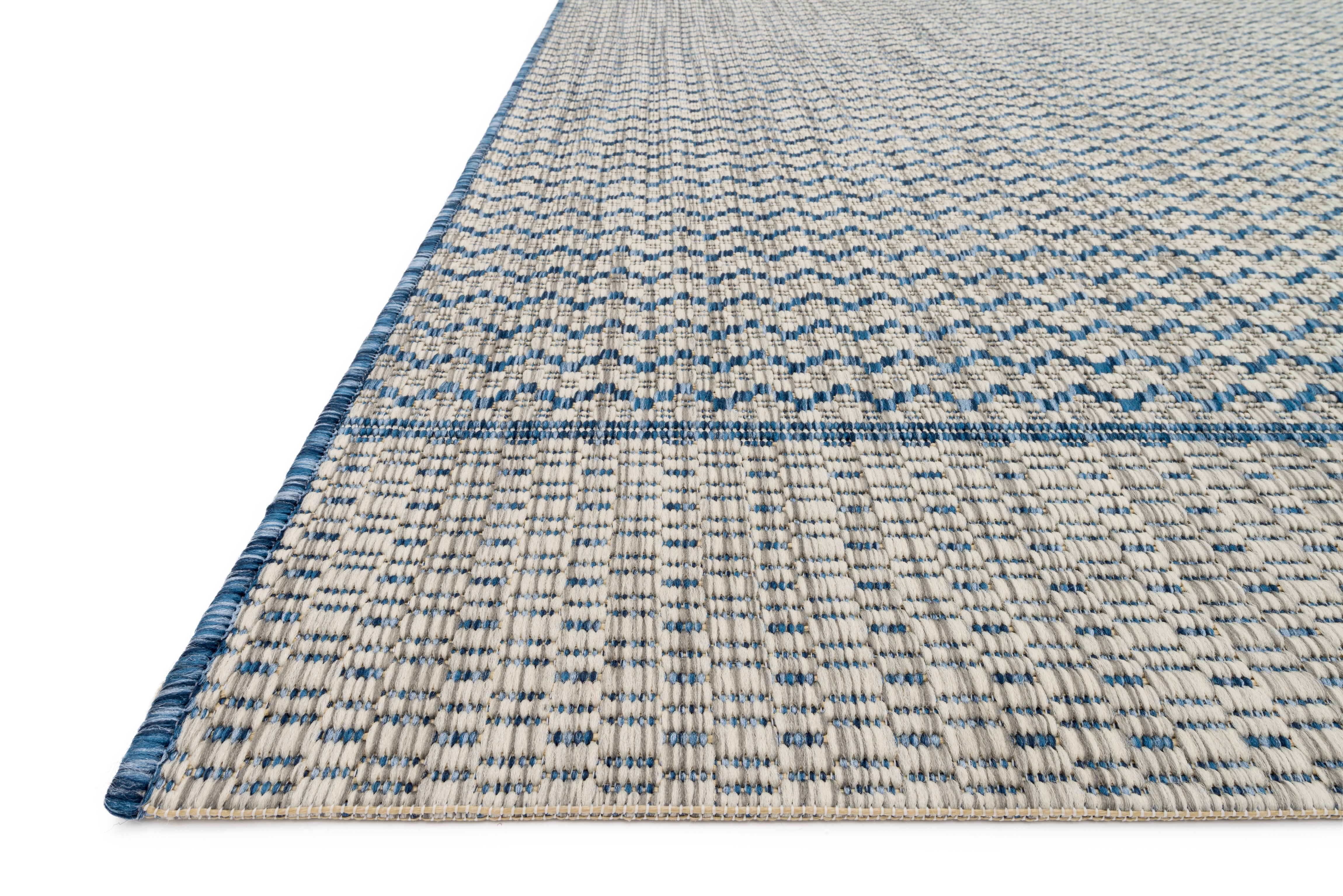 Loloi Isle Grey / Blue Rug - Rug & Weave