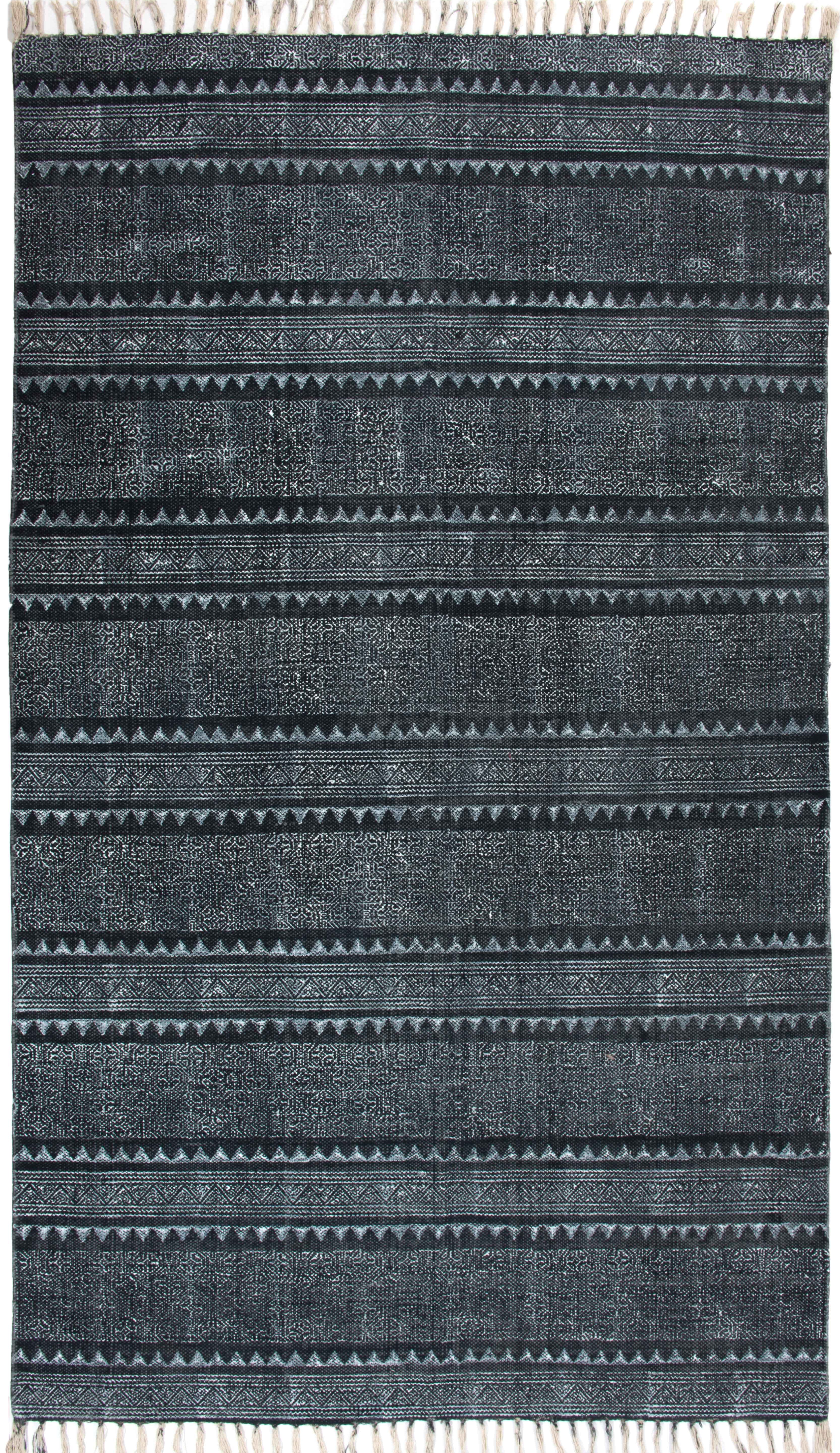 OVERSTOCK RUG - Indigo Block Print Rug - 9' x 12' IN STORE - Sale Rugs Four Hands