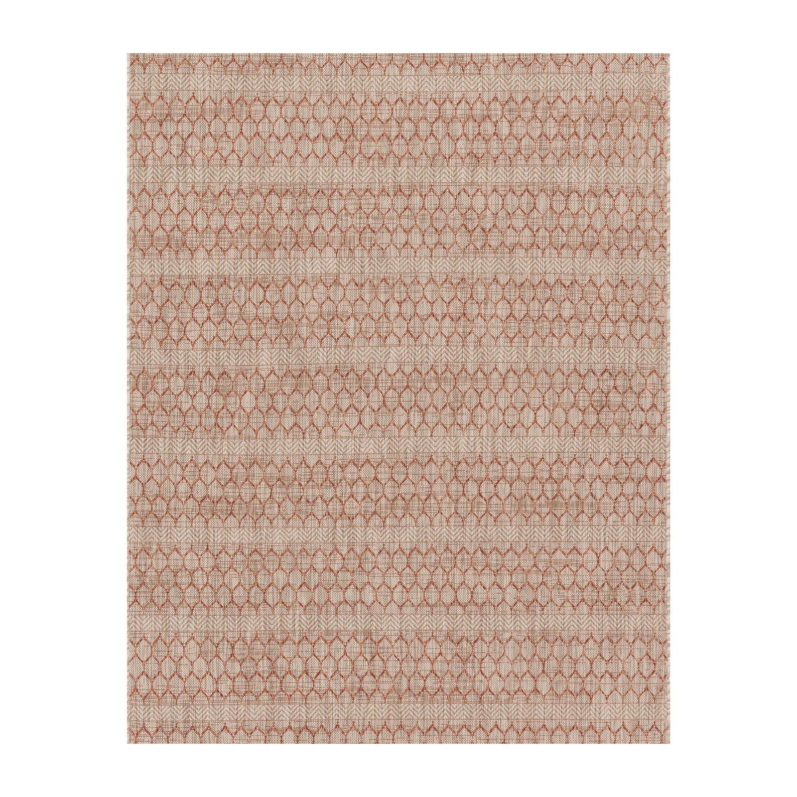 Loloi Isle Beige / Rust Rug 5-Rugs - indoor/outdoor Loloi 18" x 18" sample