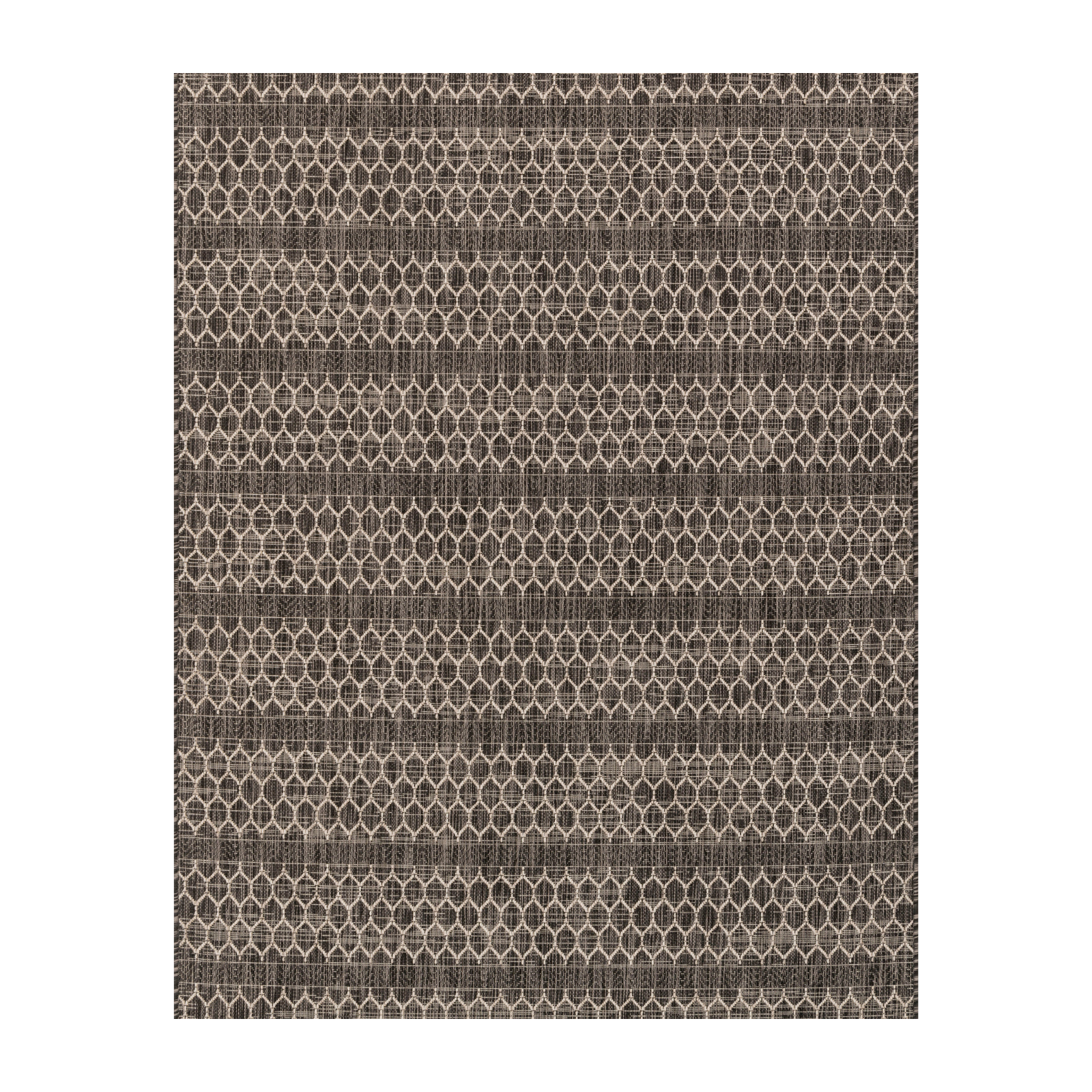 Loloi Isle Black / Grey Rug 5-Rugs - indoor/outdoor Loloi