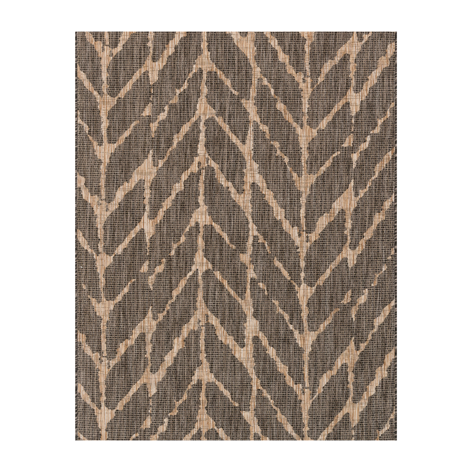 Isle Charcoal / Mocha Rug 5-Rugs - indoor/outdoor Loloi 18" x 18" sample
