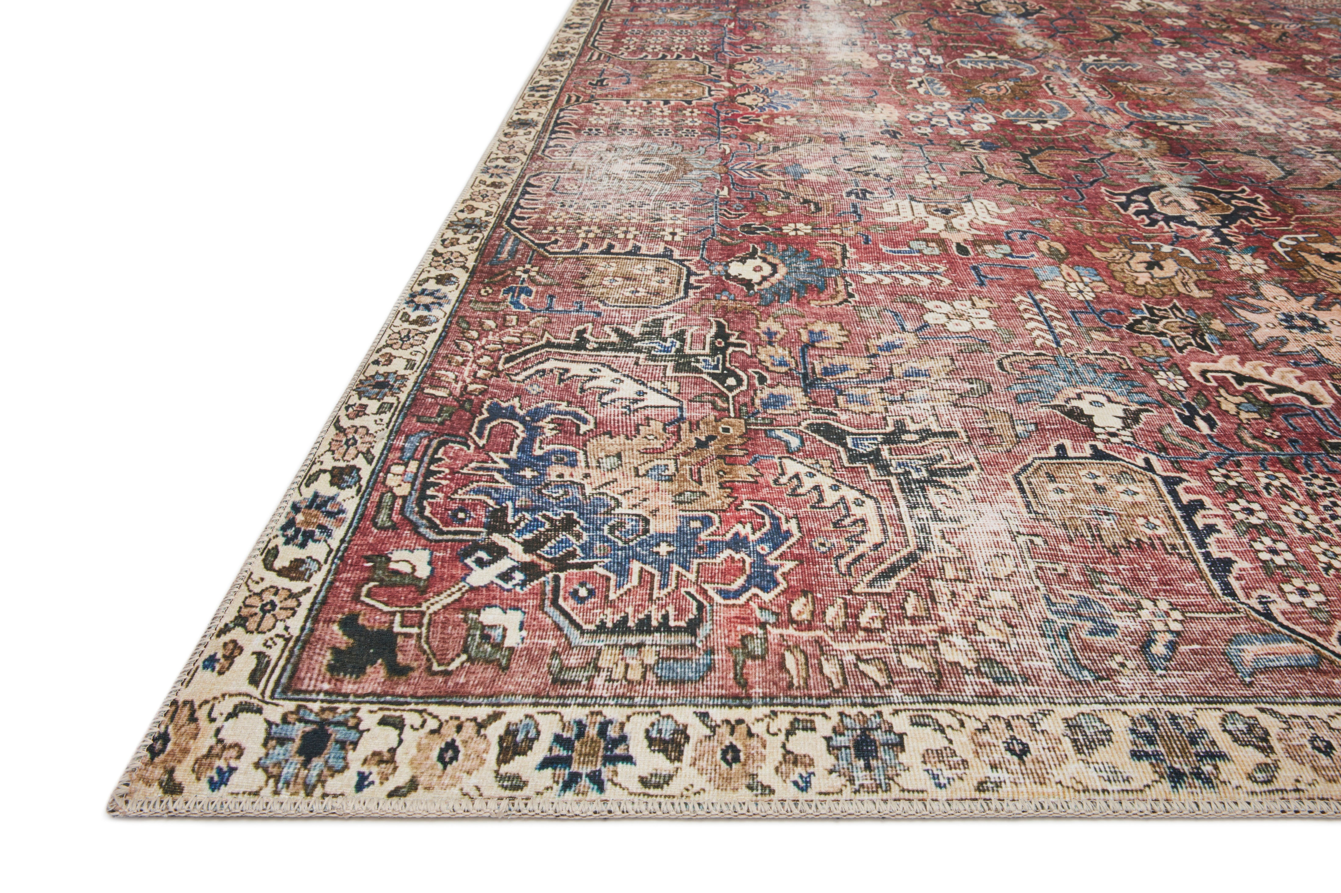 Loloi Jules Merlot / Multi Rug - Rug & Weave