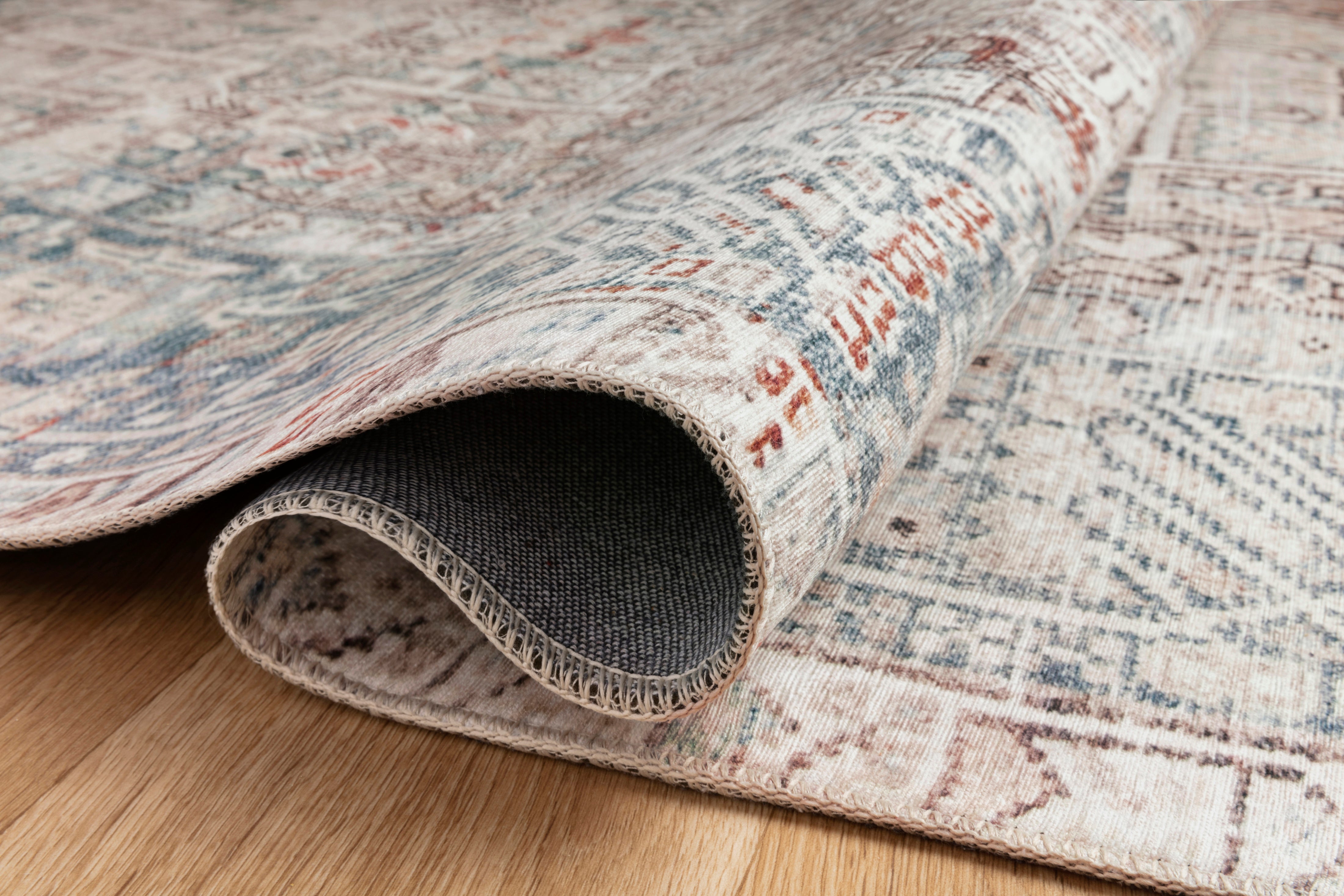 Chris Loves Julia x Loloi Jules Natural / Ocean Rug - Rug & Weave