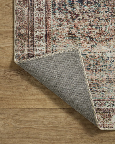 Chris Loves Julia x Loloi Jules Ink / Terracotta - Rug & Weave