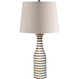 Alexa Carved Wood Table Lamp - Rug & Weave