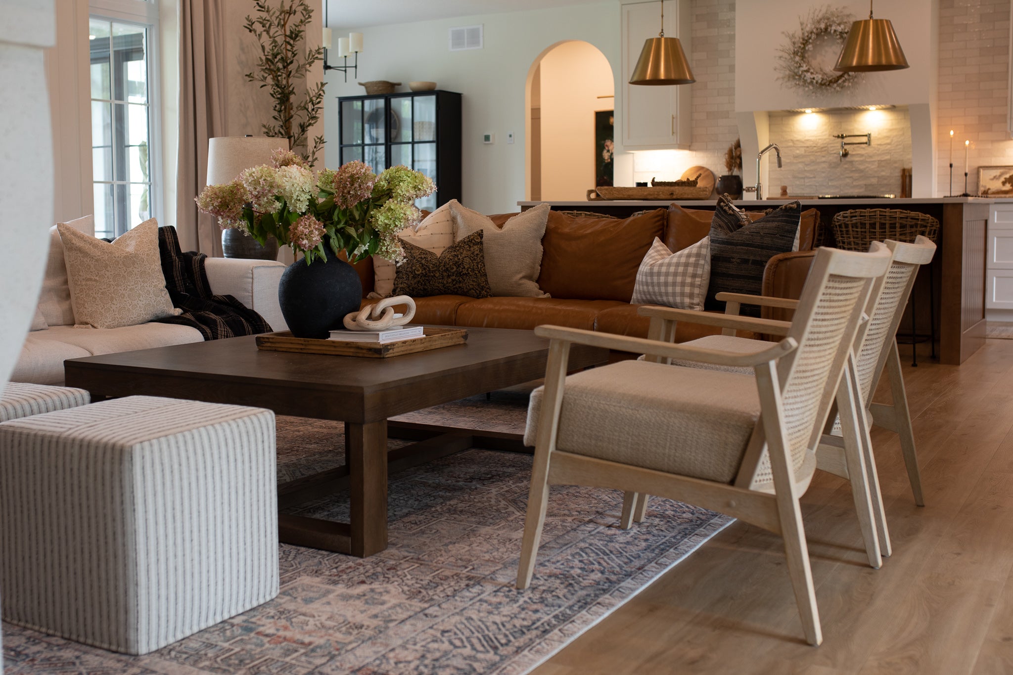 Chris Loves Julia x Loloi Jules Natural / Ocean Rug - Rug & Weave